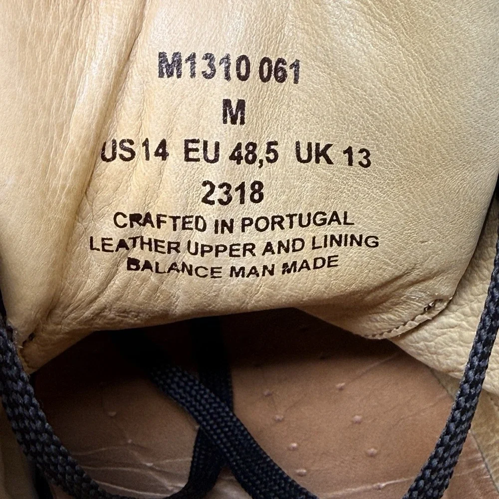 Samuel Hubbard DressFast Dress Sneakers Mens 14 M Brown Leather Cap Toe Vibram